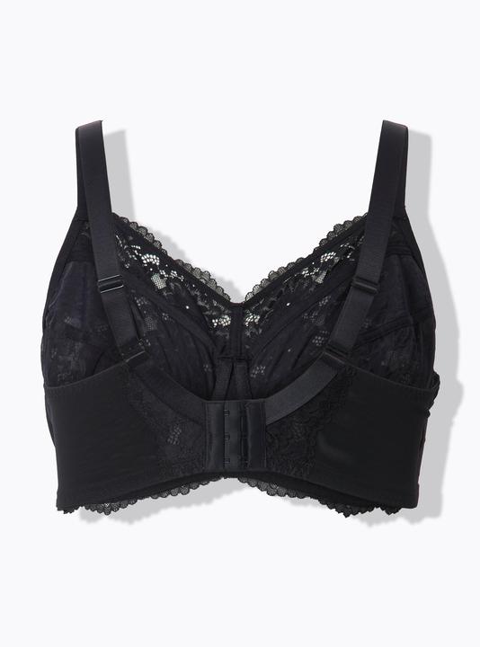 Actual product image Ulla Popken Lace Panel Underwire Bra (105 D)