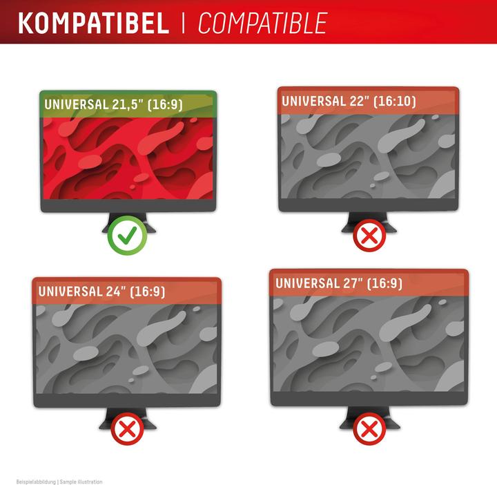 Produktbild Displex Privacy Safe, Desktop Monitor Blickschutzfilter (21.50", 16 : 9)