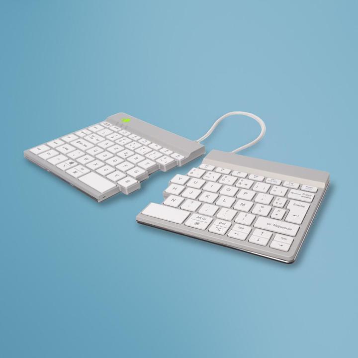 Productafbeelding R-Go Tools R-Go Split Break Ergonomisch Toetsenbord Azerty (Fr) Bluetooth W (FR, Draadloze)