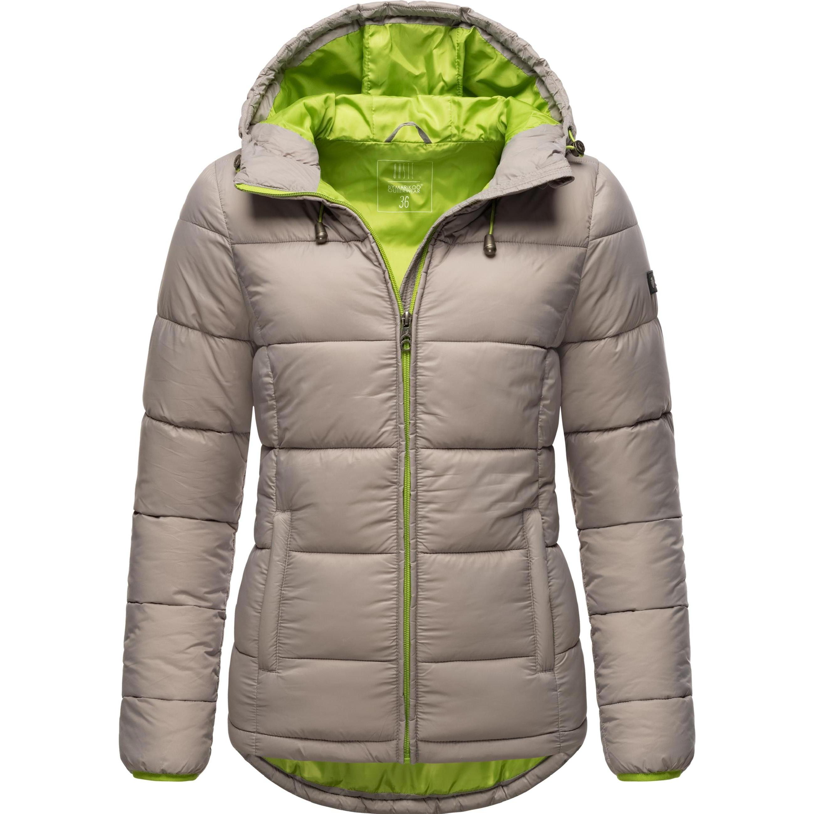 Marikoo, Damen, Jacke, Leandraa (40), Grau, 40