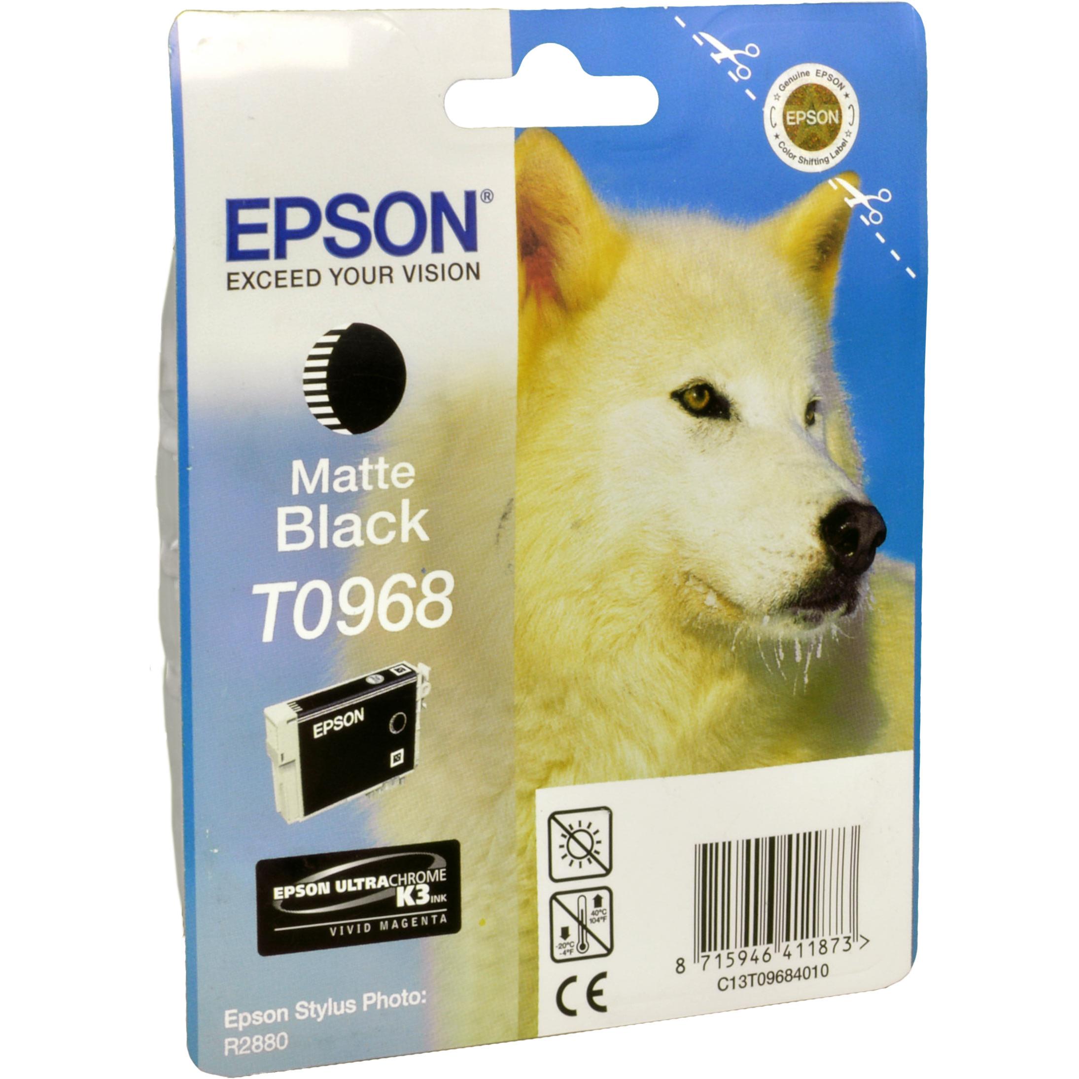 Epson, Druckerpatrone, T0968 (BK)