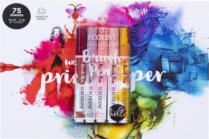 Talens Ecoline (A4, Règle spéciale, Couverture rigide)