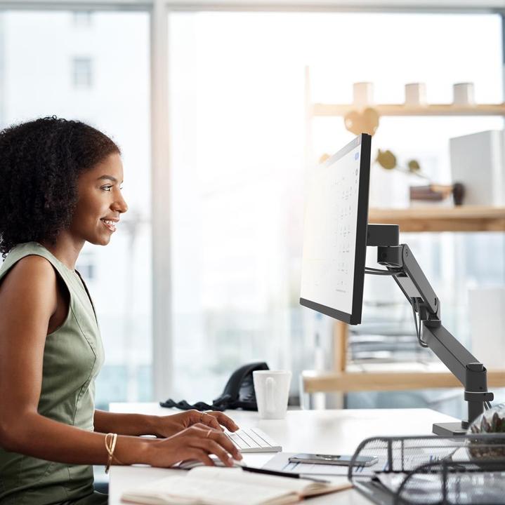 Produktbild Ergotron Lx Pro Arm Single Display Desk Grommet Mount Black (Tisch, 34", 10 kg)