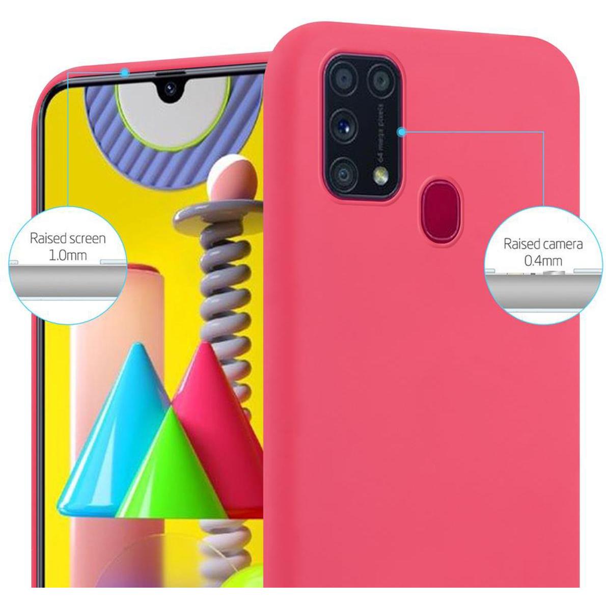 Thumbnail - Cadorabo TPU Candy Cover (Samsung Galaxy M31), Smartphone Hülle, Rot