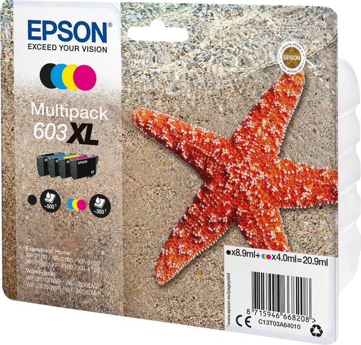 Actual product image Epson 603XL Multipack (M, C, Y, FC)