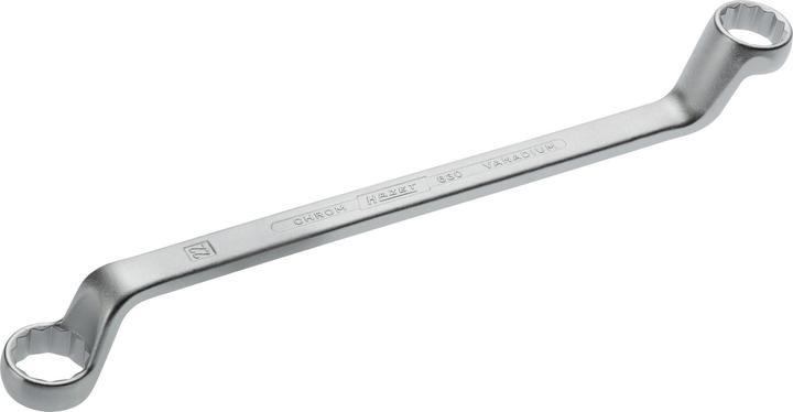 Produktbild HAZET Doppel-Ringschlüssel 630-21X22 ∙ Aussen Doppel-Sechskant Profil ∙ 21 x 22 mm (21 mm, 22 mm)