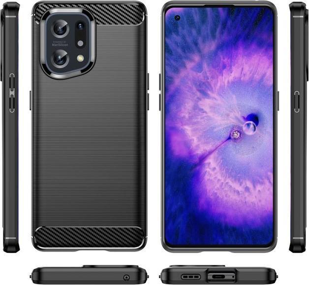 Immagine prodotto MU Style Serie Softcase in fibra di carbonio TPU (Oppo trova X5)
