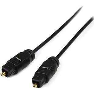 NoName Cavo audio spina TOSLINK - spina TOSLINK, SPDIF OPTICAL, 2m, nero (2 m, TOSLINK), Cavo audio