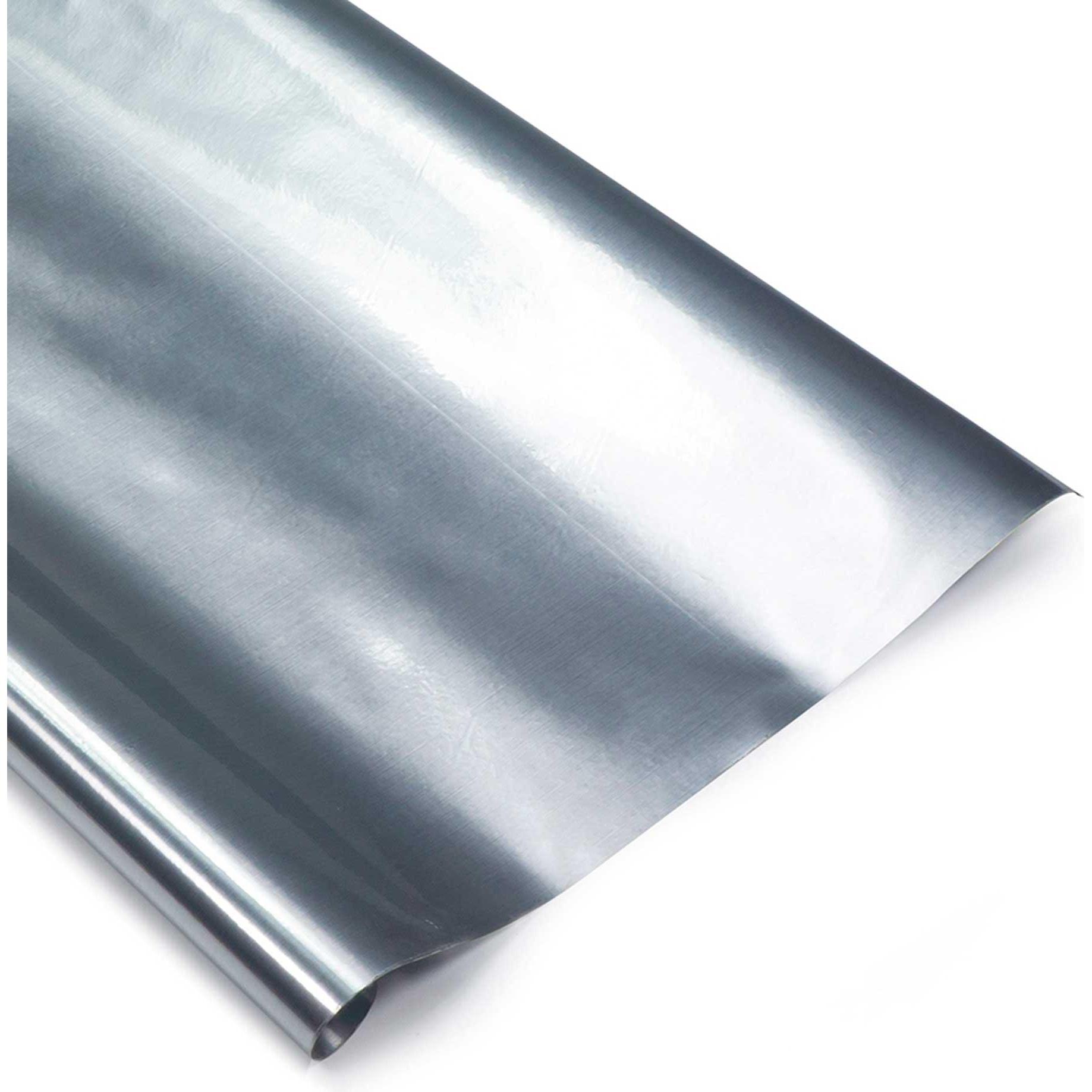 Planet-Hobby Bügelfolie Metallic Silber 5 Meter