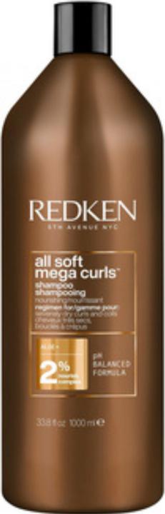 Image du produit Redken All Soft Mega Curls (1000 ml, Shampoing liquide)