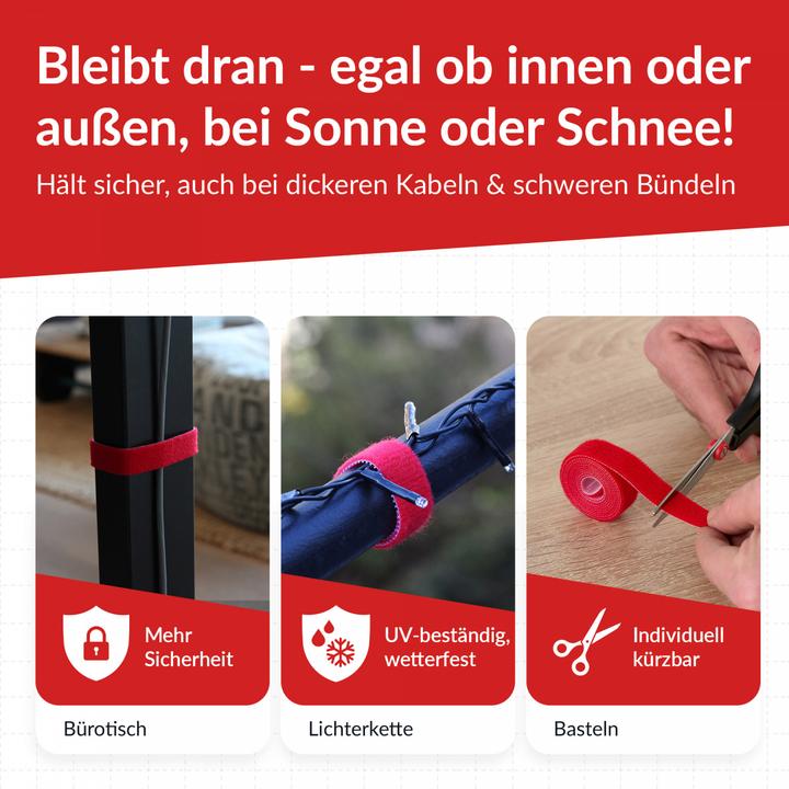 Produktbild Label-the-cable Doppelseitige Klettbandrolle (16 mm)