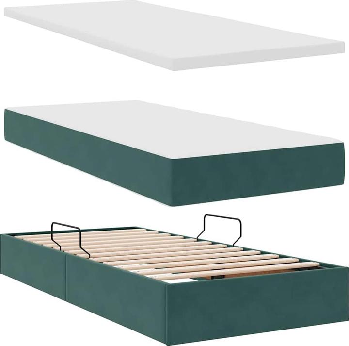 Produktbild vidaXL Modernes Bett (100 x 200 cm)