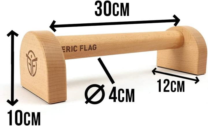 Actual product image Eric Flag Parallettes