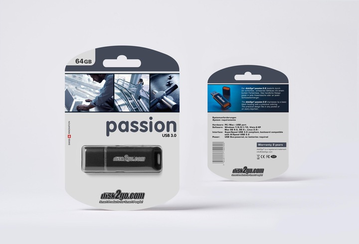 Produktbild Disk2go passion 3.0 (64 GB, USB-A, USB 3.0)