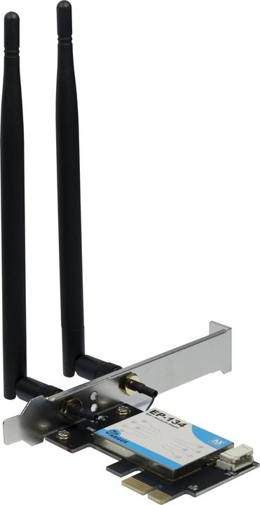 Produktbild Intertech Wi-Fi 6 PCIe Adapter EP-134 Antenne,Bluetooth 5.2 (PCIe)