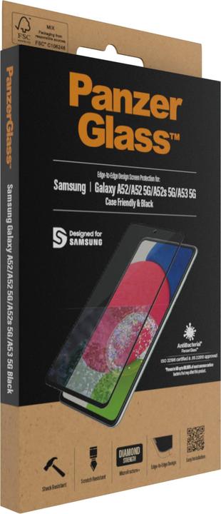 Actual product image PanzerGlass Edge to Edge (1 Piece, Samsung Galaxy A52 5G, Samsung Galaxy A52)