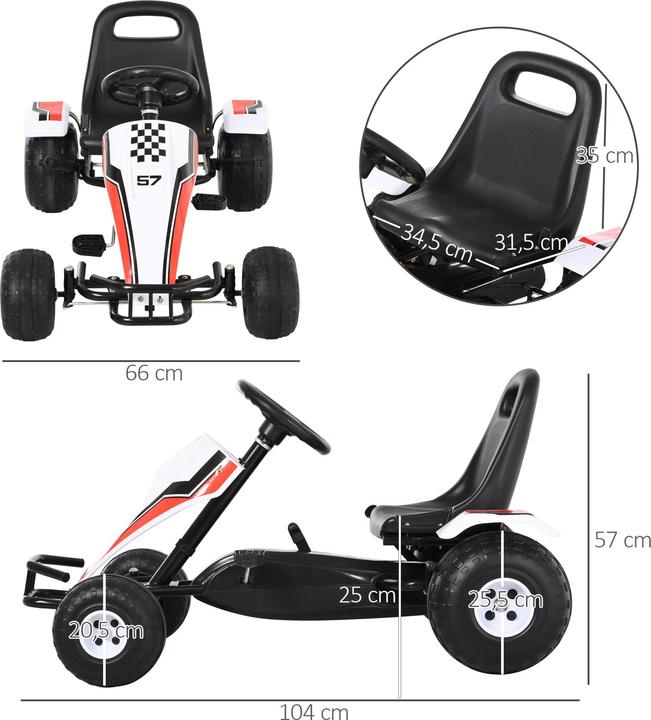 Actual product image Homcom Children's vehicle