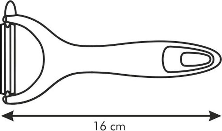 Actual product image Tescoma Peeler with cross blade PRESTO