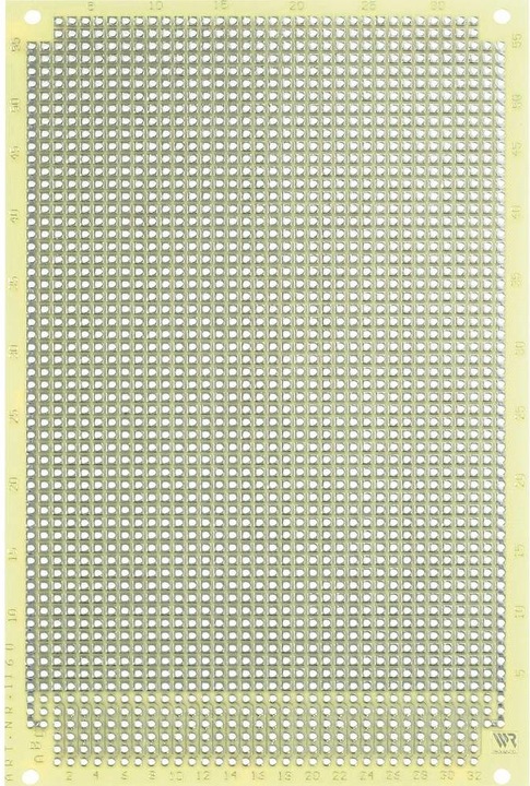 Produktbild Rademacher WR Experimentierplatine Epoxyd (L x B) 160 mm x 100 mm 35 µm Rastermass 2.54 mm WR-Typ 1160 1 St. (Platine)