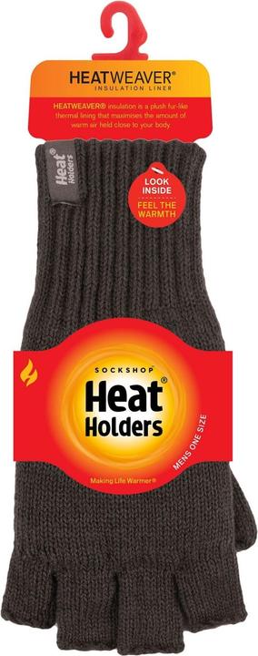 Produktbild Heat Holders Winter Warme 3.2 TOG Fleece Fingerlose Handschuhe Gestrickt Outdoor (One Size)