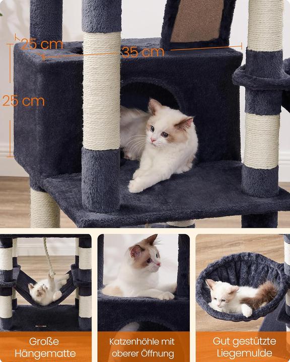 Immagine prodotto Feandrea Graffiatoio (165 cm, Grigio)