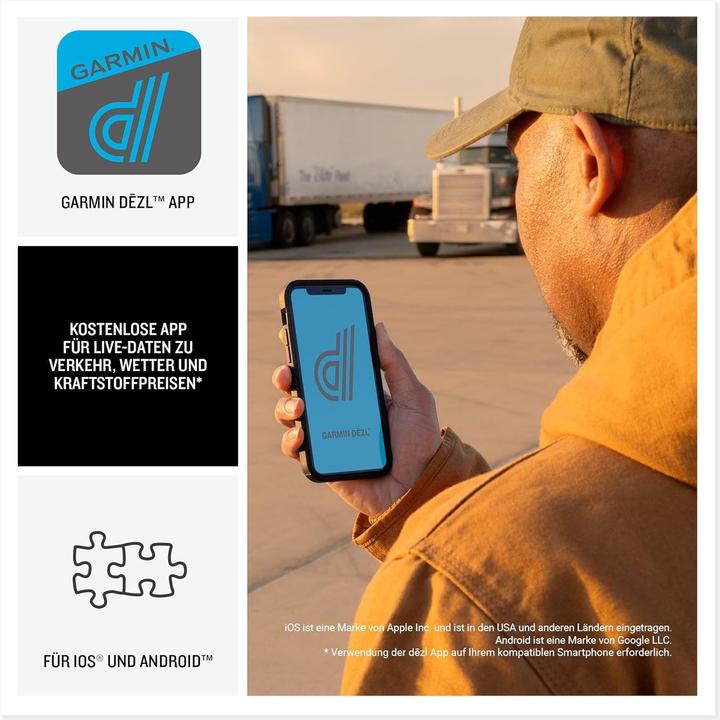 Actual product image Garmin dezl LGV820 8" Truck GPS, Europe (8")