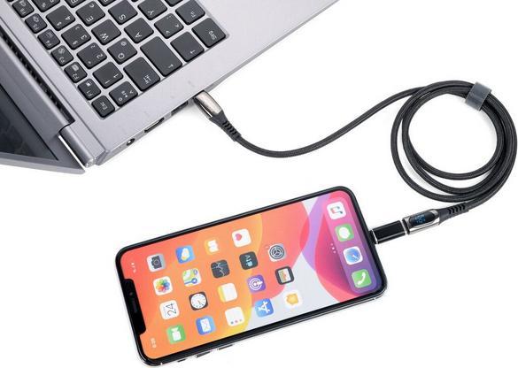 Produktbild Troika SPEEDY Ladekabel High-Speed, noir (1 m, 100 W)