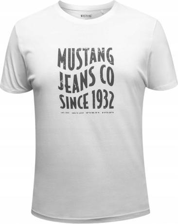 Immagine prodotto Mustang T-Shirt Lounge Shirt Herren Weiss (XXL)