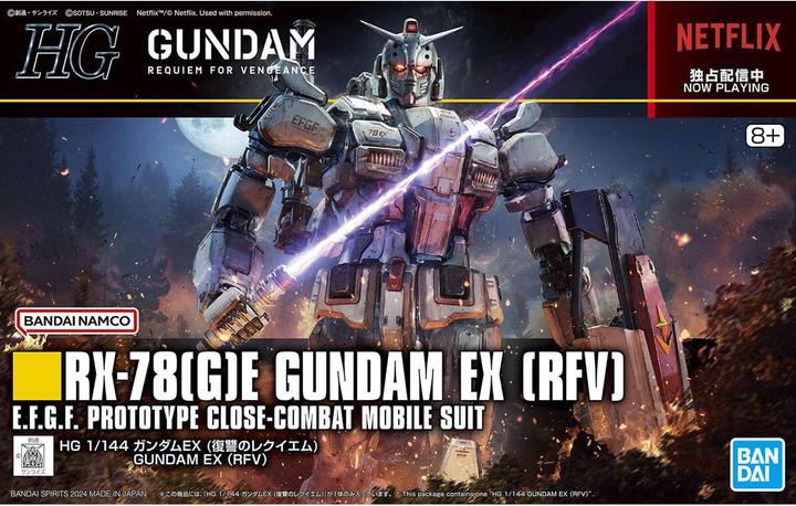Bandai GUNDAM - HG 1/144 Gundam EX (RFV) - Kit modèle