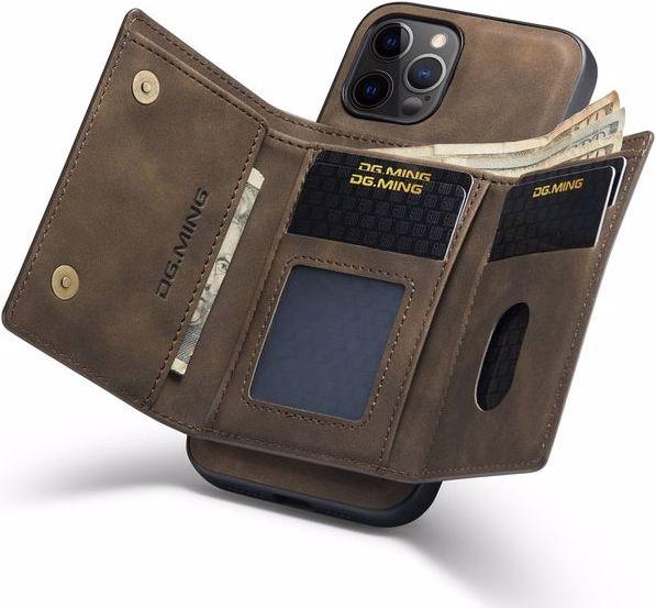 Actual product image Dg.Ming M1 Series Hardcase with Detachable Wallet (Apple iPhone 13 Pro)