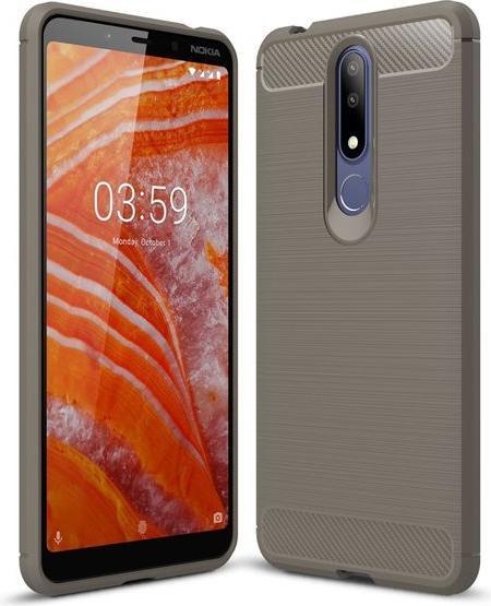 Actual product image MU Style Carbon Fiber TPU Softcase Series (Nokia 3.1 Plus)
