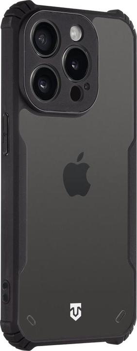 Actual product image Tactical Quantum Stealth Cover for Apple iPhone 15 Pro Clear/Black (Apple iPhone 15 Pro)
