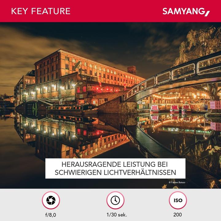 Actual product image Samyang 12mm f/2 NCS CS - Sony E (Sony E, APS-C / DX)