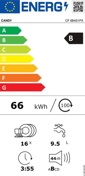 Energy Label Candy Rapido' CF 6B4S1PX