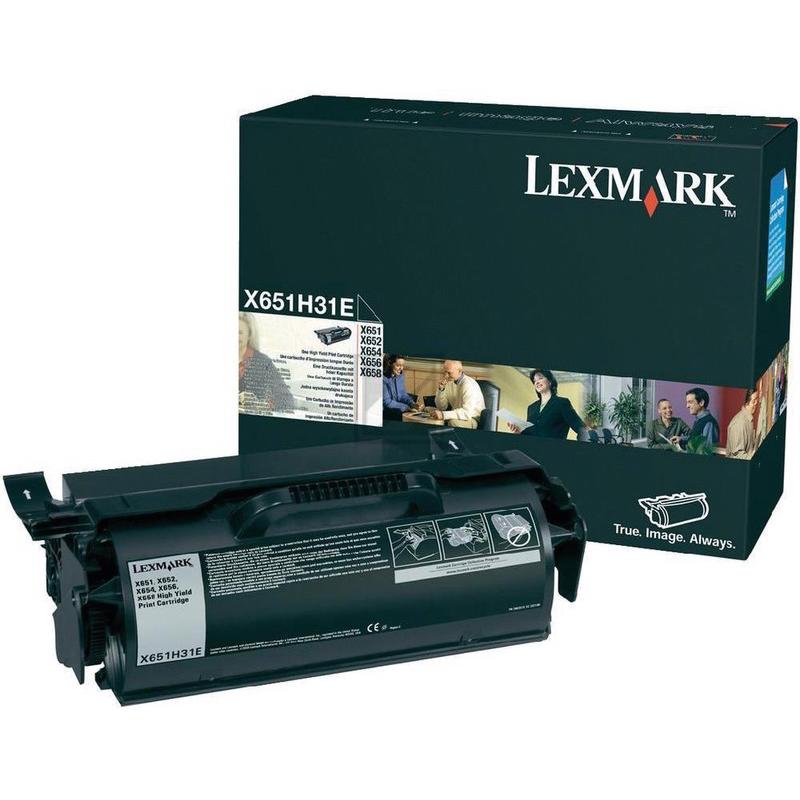 Lexmark, Toner, X651h31e (BK)