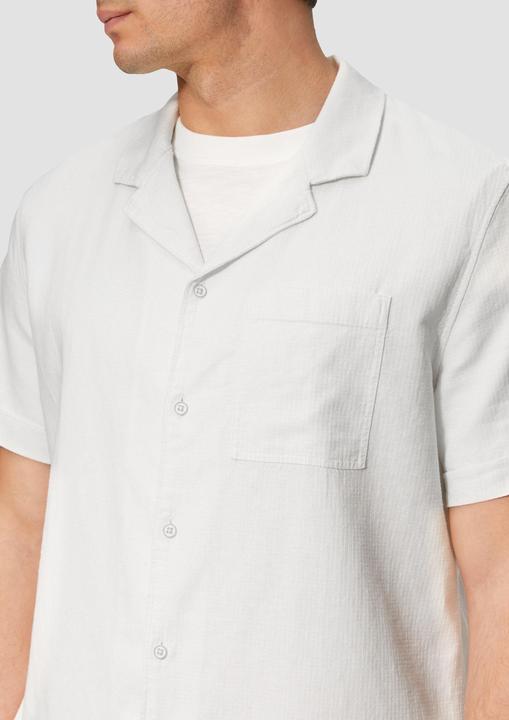 Produktbild S.Oliver Hemd Resort Fit: Strukturiertes Kurzarmhemd aus Leinenmix (L)