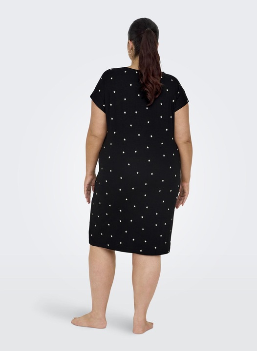 Image du produit Only Robe rayée curvy à manches courtes (M)