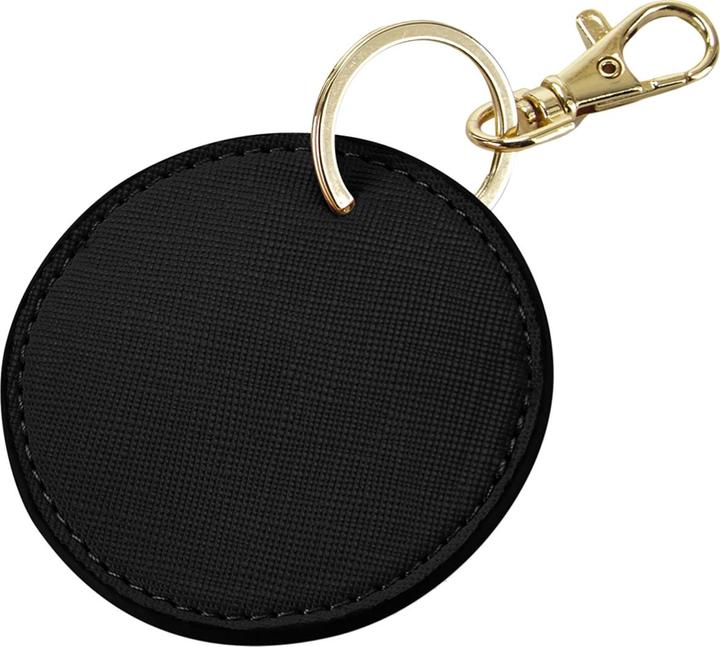 Actual product image Bagbase Boutique Circular Leather-Look PU Keyclip