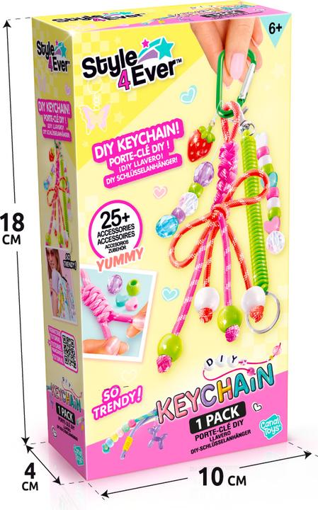 Actual product image Canal Toys DIY Keychain pack