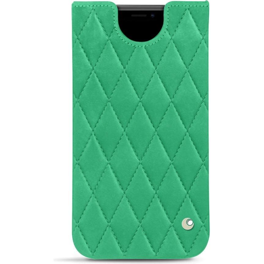 Noreve Lederschutzhülle (Apple iPhone 11), Smartphone Hülle, Grün