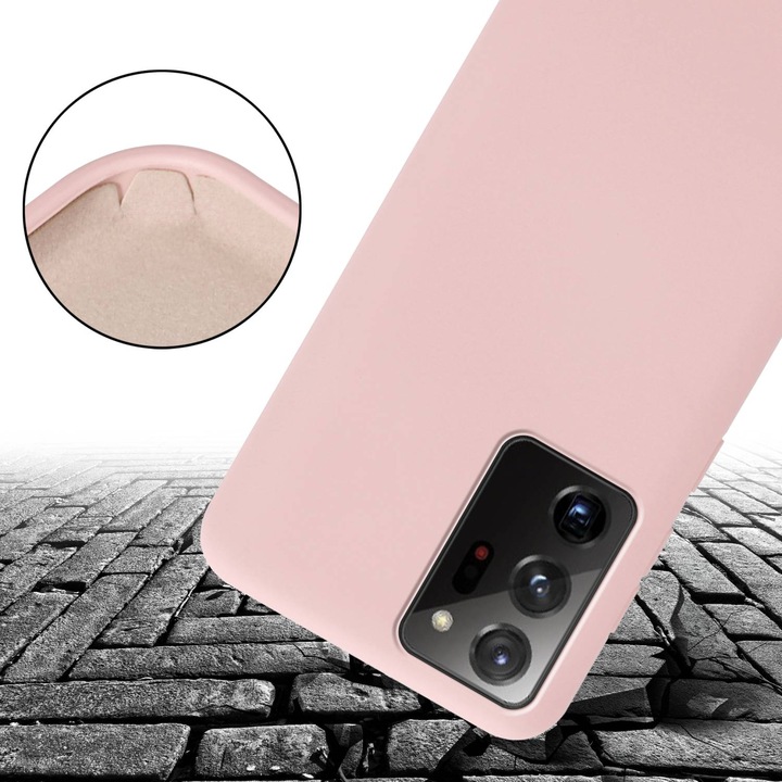 Actual product image Cadorabo TPU Cover Mobile Phone Chain Liquid (Samsung Galaxy Note 20+)