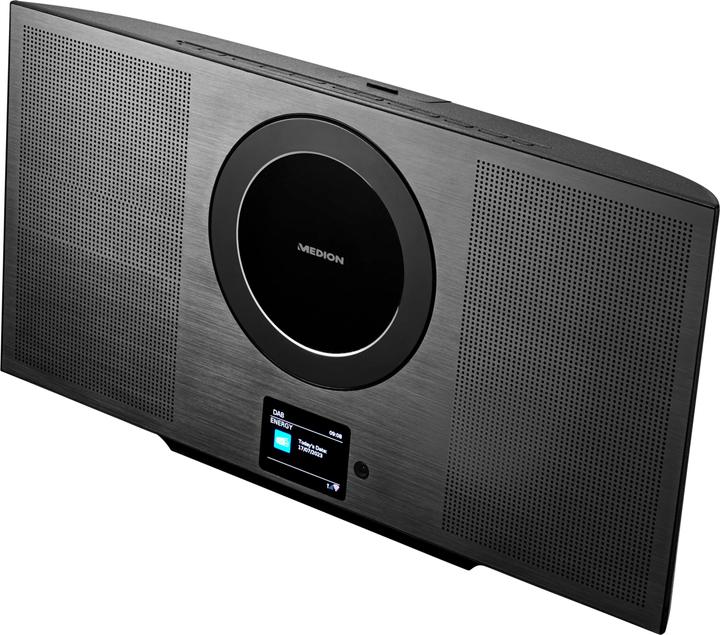 Produktbild Medion Stereoanlage P66348 Schwarz (CD Player, Bluetooth, 2x 10 W)