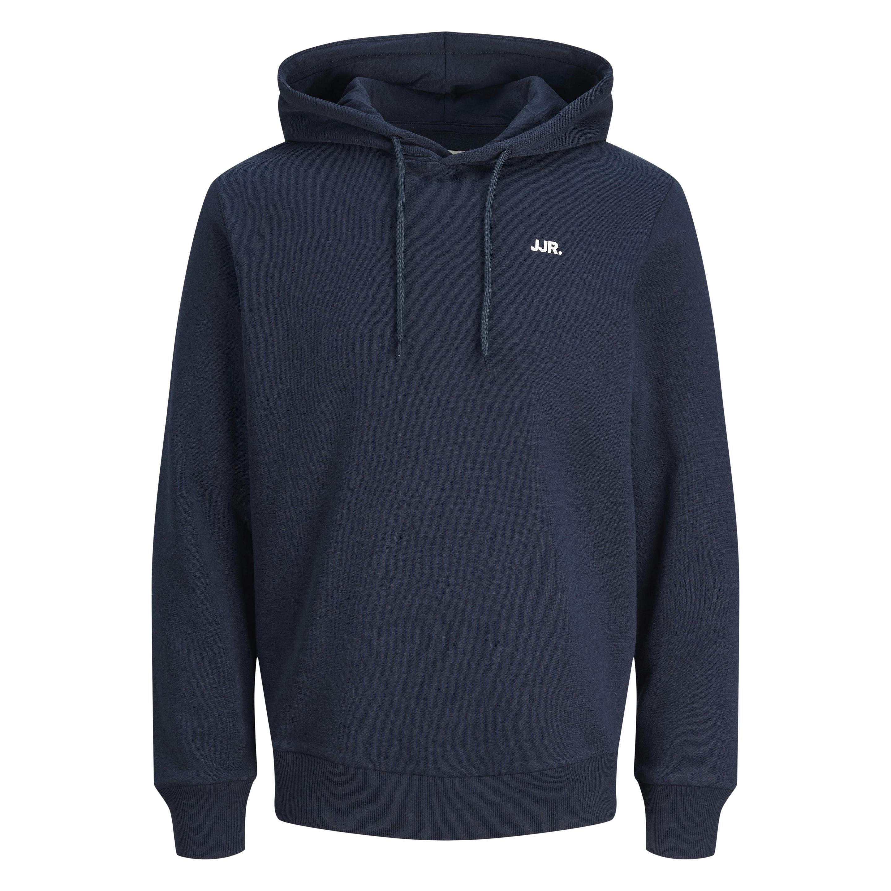 Jack & Jones, Herren, Pullover, Jrebrebel Logo Sweat Hood Noos, Blau, (Xl)