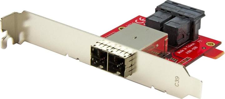 Actual product image StarTech 2X SFF-8643 TO 8644 ADAPTER