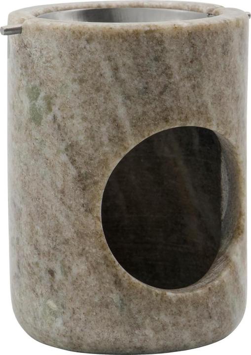 Meraki Oil burner, MKMarble, BeigeSilver finish