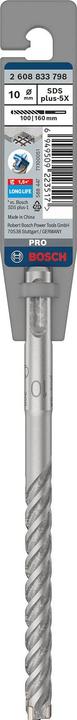 Produktbild Bosch Zubehör PRO SDS plus-5X Hammerbohrer, 10 x 100 x 160 mm (10 mm)