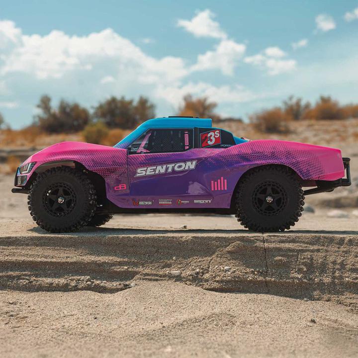 Produktbild Arrma SENTON 223S BLX Brushless 1/10 4X4 Short Course Truck RTR mit DSC, blau (RTR Ready-to-Run)