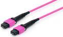 Actual product image equip Fibre optic patch cable MTP->MTP multimode OM4 aqua (CAT6, 3 m)