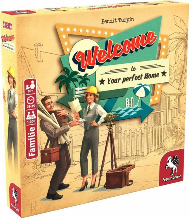 Produktbild Pegasus 53152G - Welcome To, Brettspiel, für 1-100 Spieler, ab 10 Jahren (DE-Ausgabe) (Deutsch)