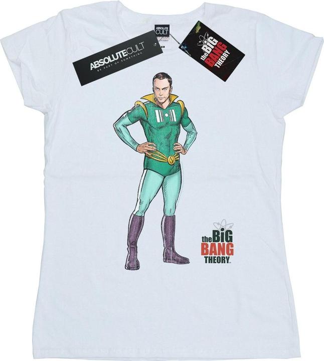 Immagine prodotto Dam Sheldon Superhero Maglietta Donna (XL)